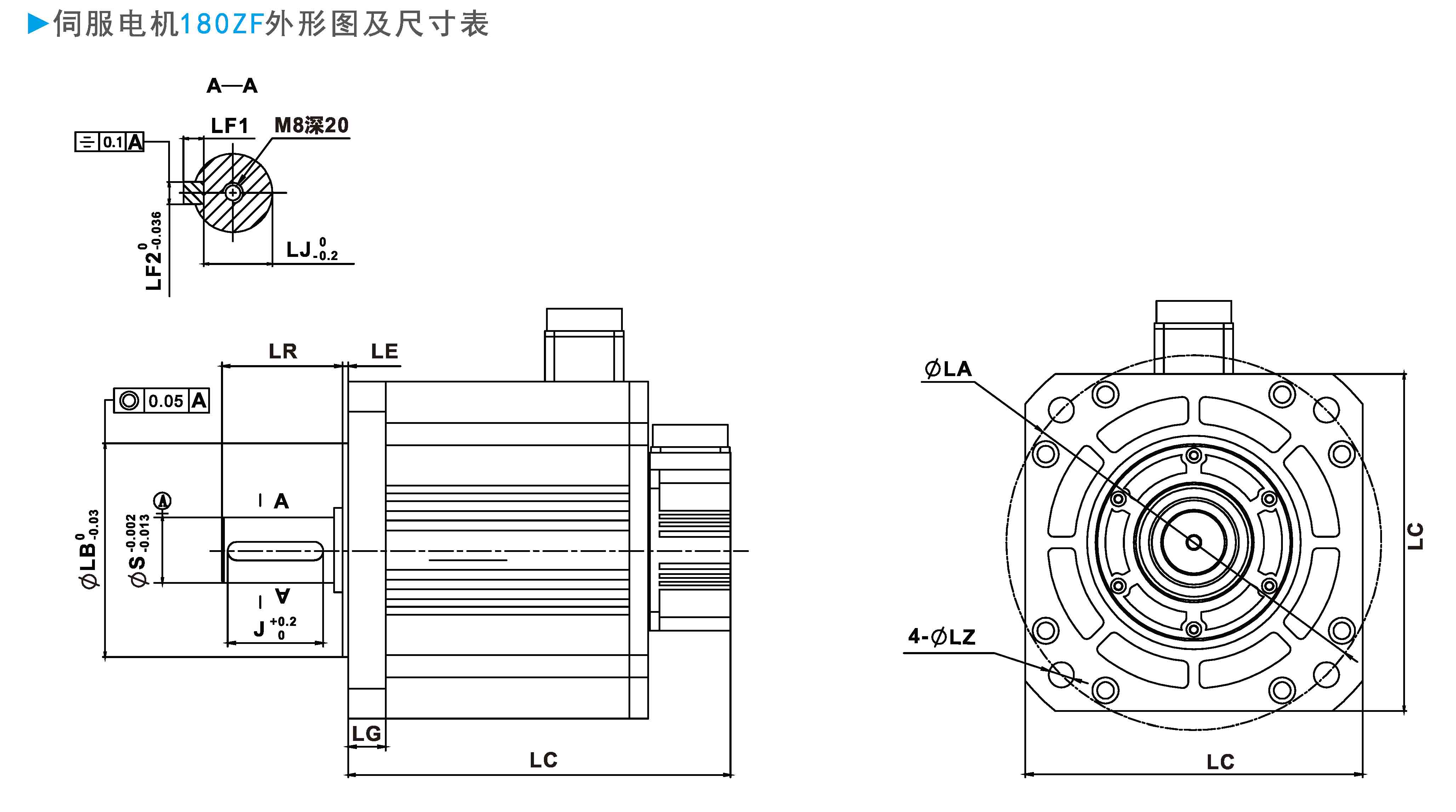 ZF180 380V系列通用型伺服電機外形圖及尺寸表.jpg